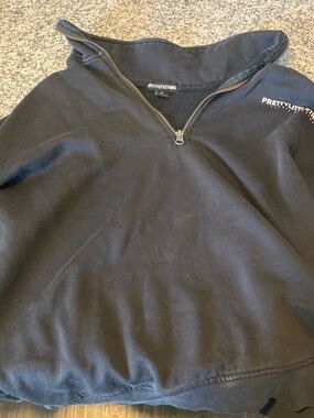 PrettyLittleThing Women’s Black Quarter-Zip Sweater